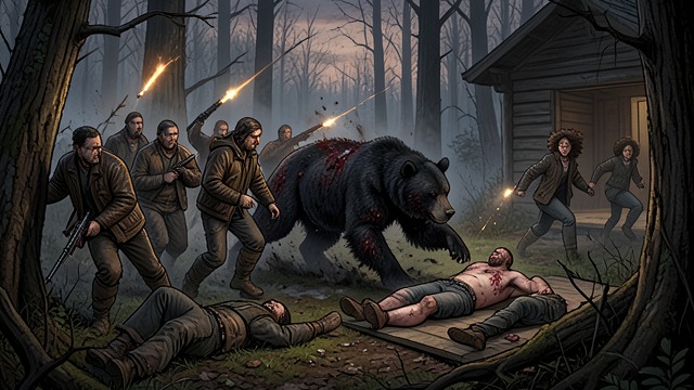 Gang Annihilation from "The Thicket". The Camp Falls Assault Jack Parker's posse attacks the gang after witnessing Spot's murder.