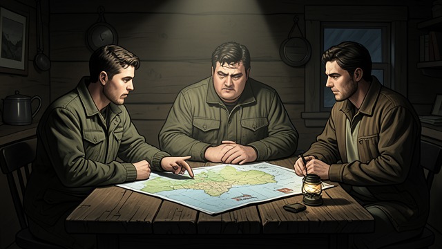 The Improvised Posse from "The Thicket". A Dangerous Contract Recruitment Jack Parker offers his inherited land to Eustace Cox and Shorty in exchange for Lula Parker's rescue.