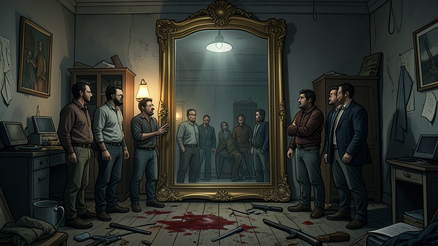 The Posses' Mirror from "The Thicket". Violence Reflected Similarity Jack Parker's group kills men who draw weapons, then debates whether those deaths were necessary.