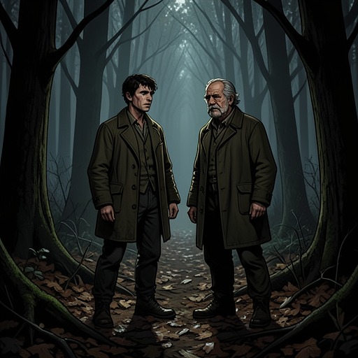 Jack and Old Caleb from "The Thicket". This flow traces the complicated bond between Jack Parker and Old Caleb Parker from instruction and dependence to grief and disillusionment.