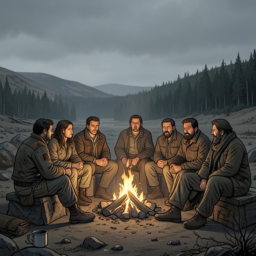 The Friendship of the Misfits from "The Thicket". This flow traces how strangers bound by marginalization become a cooperative family despite radically different histories.