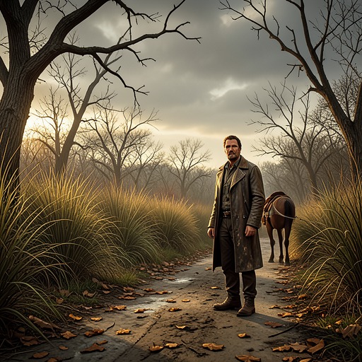 Winton's Unfinished Rescue from "The Thicket". This flow follows Sheriff Winton's return to bounty hunting as an attempt to redeem an earlier failure to save his family.