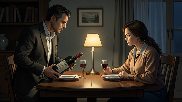 The Last Bottles at the Table from "The War of the Roses". The Last Bottles at the Table An Unsteady Toast Oliver Rose brings remaining wine to the dining room, where he and Barbara Rose discuss what each will…