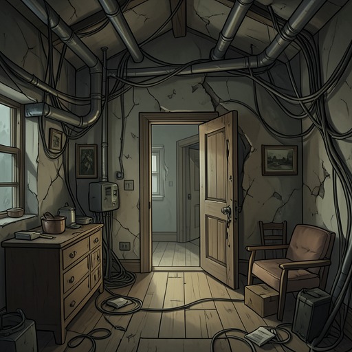 The House’s Transformation into a Trap from "The War of the Roses". This thread traces how the Roses’ intimate knowledge of their home turns its rooms, systems, and furnishings into instruments of danger.