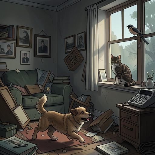 The Household’s Animals from "The War of the Roses". This thread follows the animals as vulnerable companions caught in the Roses’ escalating struggle and as measures of the couple’s changing capacity for care.