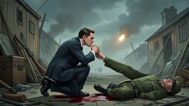 Survival Without Certainty from "The Day of the Jackal". Survival Without Certainty A narrow escape Charles de Gaulle survives because he bends to kiss a veteran at the instant The Jackal fires.
