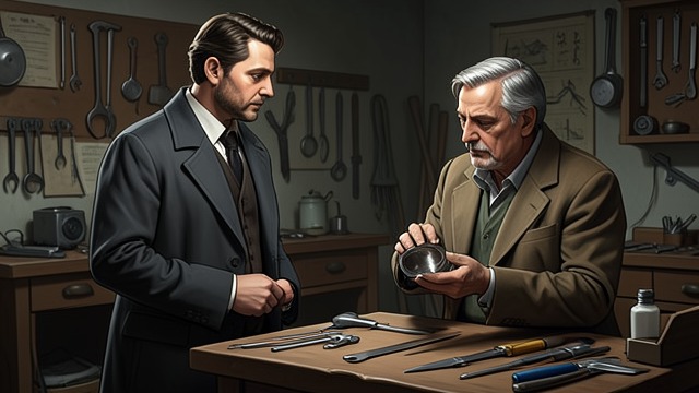 The Armourer’s Challenge from "The Day of the Jackal". The Armourer’s Challenge A tailored request The Jackal explains the weapon’s unusual requirements to M.