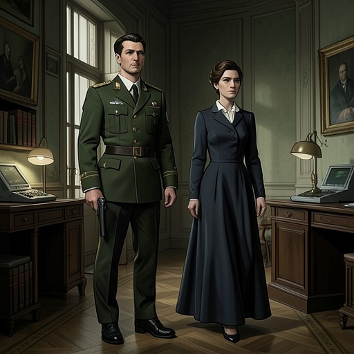 Government, Dignity, and Security from "The Day of the Jackal". This flow traces the growing conflict between the practical demands of protection and Charles de Gaulle’s refusal to appear intimidated.