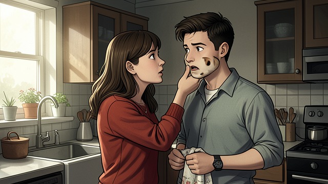 The First What-If from "People We Meet on Vacation". Attraction Surfaces A playful moment shifts While teasing Alex about his puppy face, Poppy finds herself wanting to kiss him for the first time.