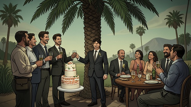 David Chooses His Partner from "People We Meet on Vacation". A Younger Brother Builds a Life A destination wedding David prepares to marry Tham in Palm Springs.