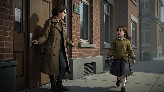 The School Visit from "People We Meet on Vacation". Returning to the Place She Hated A locked door Poppy goes to East Linfield High School to speak with Alex but cannot enter without registration.