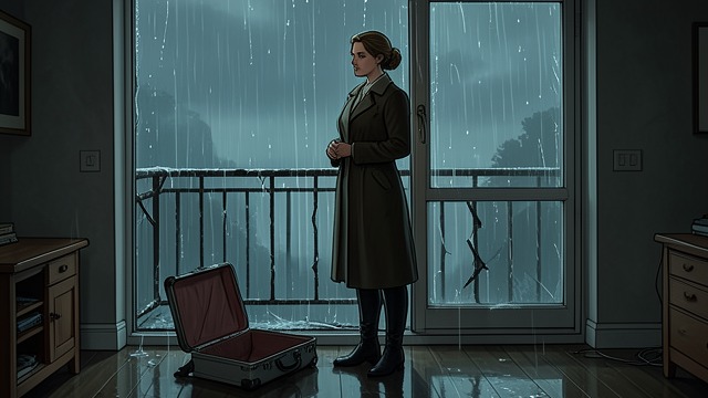 The Rain Breaks the Old Pattern from "People We Meet on Vacation". A Necessary Change A failed plan becomes honest The apartment's heat and the ruined balcony defeat Poppy's attempt to reproduce earlier trips.