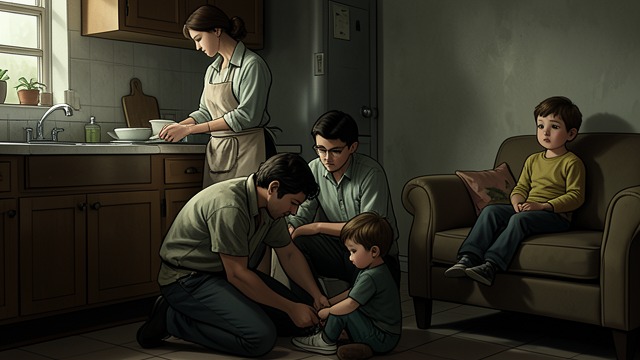 An Older Brother Steps In from "People We Meet on Vacation". A Family Held Together Alex takes responsibility With their father overwhelmed by bereavement, Alex helps raise his three younger brothers.