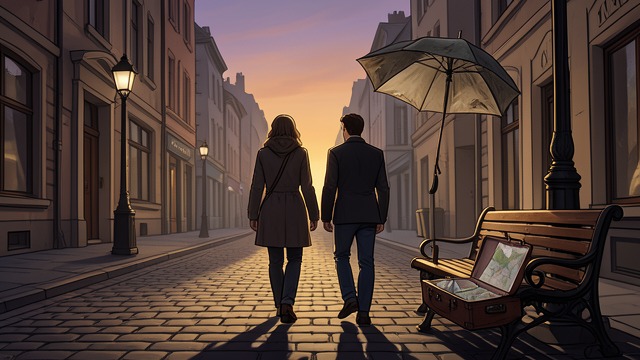 A Homebound Future from "People We Meet on Vacation". Coming Back Is Also a Choice A city becomes home Poppy and Alex travel around New York City as residents rather than visitors.