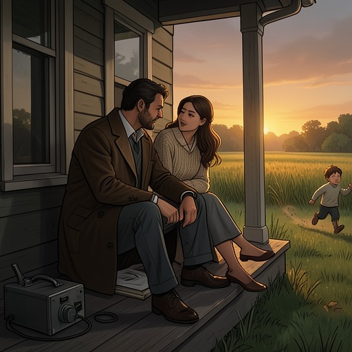 Alex Learns to Be Seen from "People We Meet on Vacation". Alex's contained persona gradually opens into a more playful, vulnerable self, first in Poppy's private company and finally in the family life he chooses.