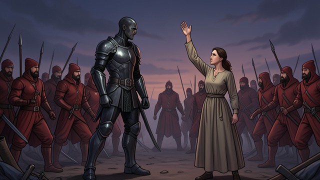 A Defender at War from "Last Christmas". A Defender at War Publicly choosing a side When Malphas joins the fight against the demons attacking the village, Sephirii warriors initially turn on him.