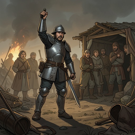 Malphas's Return to Battle from "Last Christmas". This flow traces the increasingly costly choices through which Malphas turns his old military skill toward defending others.