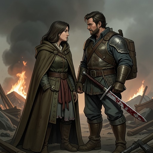 Myone's Choice of Mercy from "Last Christmas". This flow traces the change in Myone's relationship with Malphas, from battlefield adversary to ally and sister by marriage.