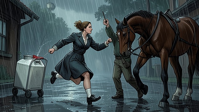 The Milkman’s Missed Stop from "News of the World". The Milkman’s Missed Stop An ordinary first encounter Kidd remembers Maria Luisa running after the milkman, having lost a shoe.