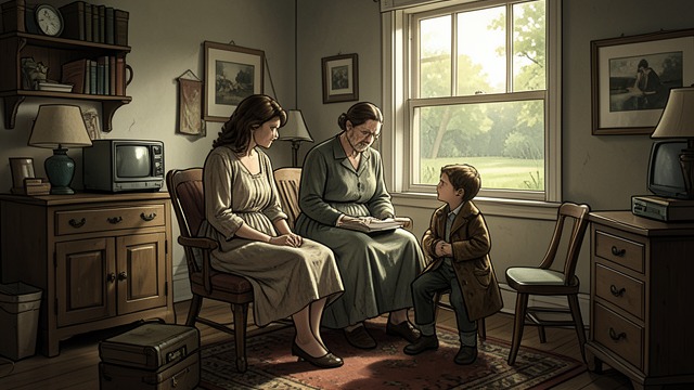 Family Reassembled from "News of the World". Family Reassembled A return to San Antonio Kidd’s daughters and their family return to Texas after years of postwar hardship.