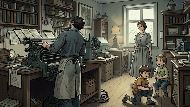 A Shared Household from "News of the World". A Shared Household Work and family Kidd establishes a printing business and builds a family with Maria Luisa and their daughters.