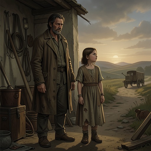 The Return Journey from "News of the World". This thread follows Jefferson Kyle Kidd’s reluctant commission to return Cicada to her relatives, and the journey that transforms the task into a lasting bond.
