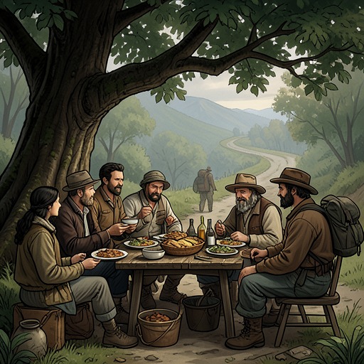 The Helpers Along the Road from "News of the World". This thread follows the imperfect kindness and practical assistance offered by people who briefly join Kidd and Cicada’s passage.