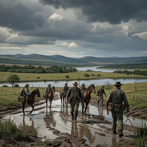 The Landscape as Witness from "News of the World". This thread follows the Texas landscape as more than scenery: a force that shapes danger, memory, movement, and the travelers’ changing sense of the world.