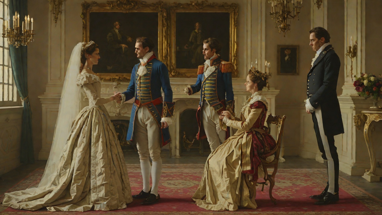 Marriage Proposal from "Le Père". A Protective Arrangement The Marquis Chosen Arlequin arranges Nisida’s marriage to the marquis d'Yrville, believing a respectable husband can protect her after…