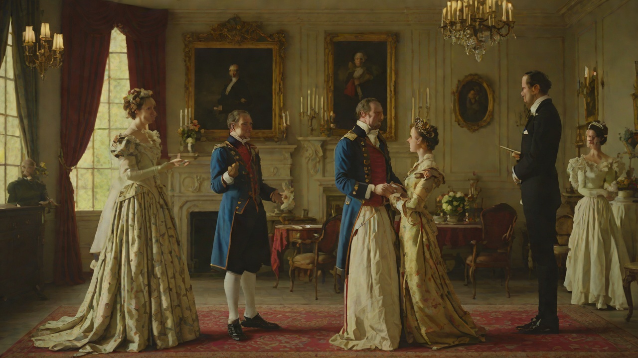 Public Announcement from "Le Père". Theater Turns Real Marriage Declared Arlequin announces the marquis’s proposed marriage before the assembled household.