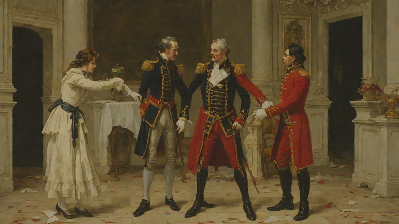 Painful Expulsion from "Le Père". The Cruel Remedy A Necessary Command Arlequin dismisses Cléante while weeping and repeatedly declaring his affection.