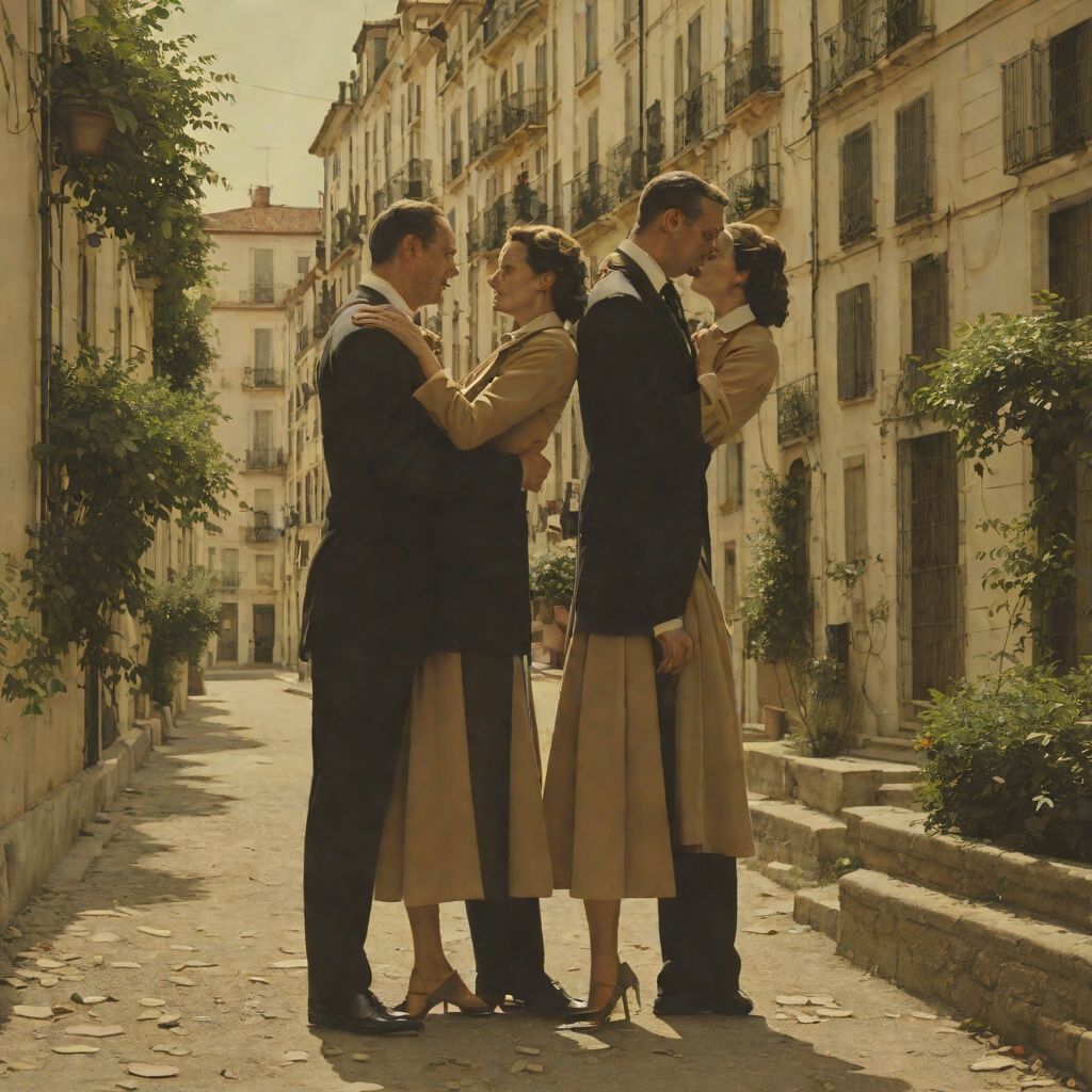 The Absent Argentine Bond from "Le Père". This flow traces how Arlequin’s lost marriage shapes his emotional dependence on Nisida and his eventual release of her.
