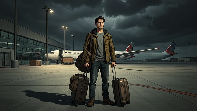 The Trip North from "Remarkably Bright Creatures". Following the Clue A Risky Departure Cameron flies to Washington with little money and relies on a camper after JoyJet loses his bag.