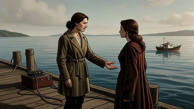 Avery Goes Looking from "Remarkably Bright Creatures". A Late Clarification Concern at the Pier Avery finds Tova and learns that Cameron left after believing she had ghosted him.