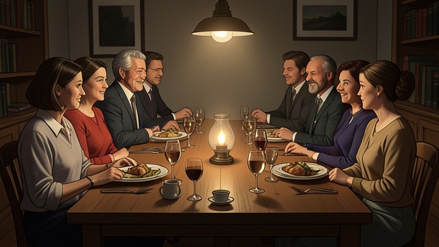 A Family Table Refilled from "Remarkably Bright Creatures". New Generations Gather A Table Set for Company Tova and Cameron share Thanksgiving with Ethan, while plans form for Brad, Elizabeth, and baby Henry to visit.