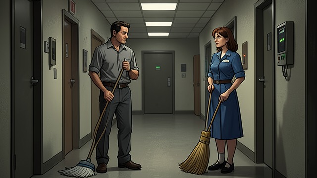 The Temporary Replacement from "Remarkably Bright Creatures". A New Cleaner An Unexpected Hire Terry brings Cameron in to cover cleaning and maintenance while Tova recovers.