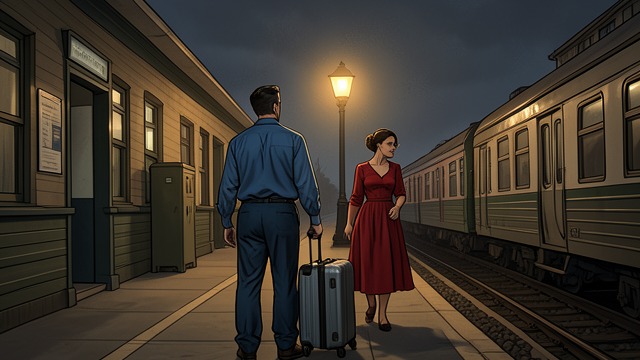 Leaving Scotland from "Remarkably Bright Creatures". A Journey for Love A Risky Departure Ethan leaves his work as a docker in Scotland to follow Cindy to the United States.