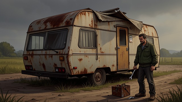 A Camper Instead of a Home from "Remarkably Bright Creatures". A Temporary Shelter A Cheap Vehicle Cameron buys an aging camper with money Jeanne sends and uses it as both transport and lodging.