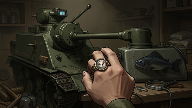 The Ring Returned from "Remarkably Bright Creatures". The Final Link An Object Retrieved Marcellus retrieves the ring from the wolf eel tank and carries it out of his enclosure.