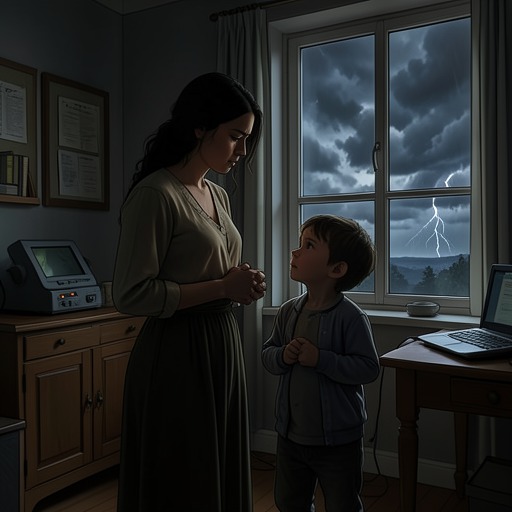 Amy and Her Daughter from "The Good Nurse: A True Story of Medicine, Madness, and Murder". This thread traces how Amy’s decision to cooperate becomes a family question, and how her daughter helps her face the possibility of danger and social upheaval.