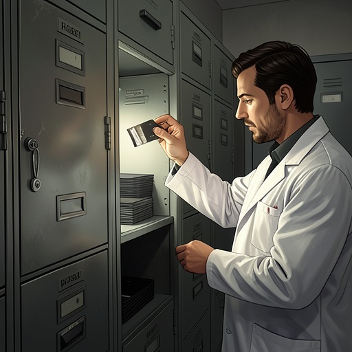 The Pyxis Evidence Dispute from "The Good Nurse: A True Story of Medicine, Madness, and Murder". This thread follows the conflict over whether digital medication records existed and how canceled orders could conceal drug removal.