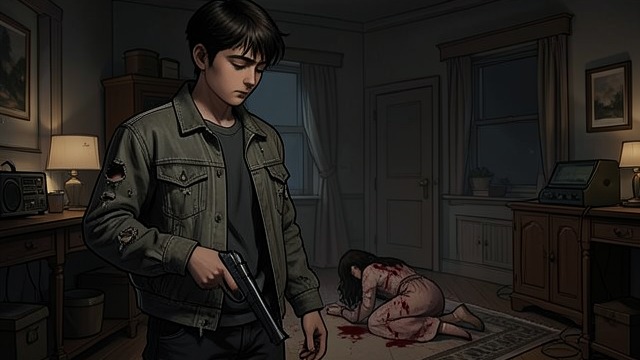 A Crime at Thirteen from "Just Mercy". The Shooting in Tampa An older group’s influence Ian participates in an attempted robbery with two older boys and shoots Debbie Baigre when she resists.