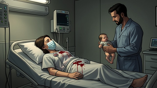莉薇短暂的一生与长存的身影,《新邻居》中的场景。死胎与紧急分娩 医院里的丧子之痛 伊娃在恐惧中醒来,发现自己开始大量出血,便告诉彼得,他们就要失去孩子了。在医院,医护人员确认胎盘已经剥离,莉薇的心脏也已停止跳动。伊娃接受紧急手术,彼得则努力陪在她身边。 与女儿相见 医护团队将莉薇举过手术帘,并询问伊娃是否想抱抱她。伊娃接过女儿,仔细端详她的脸,说她完美极了。