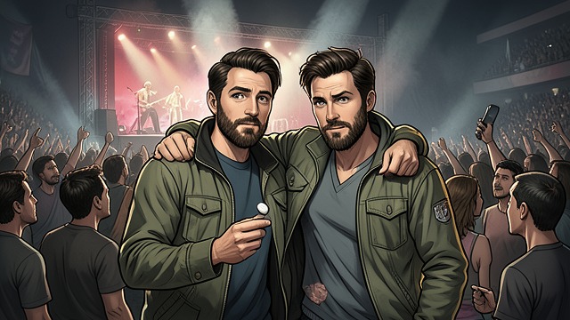 A Shared Musical High from "Nieuwe buren". A Shared Musical High Trust Through Music Steef takes Peter to a U2 concert, where the two men share music, a pill, and the sense of being part of a crowd.