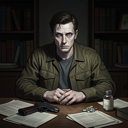Peter’s Descent into Paranoia from "Nieuwe buren". This flow follows Peter’s bereavement and marital insecurity as they become obsessive certainty, drug-fueled destabilization, and preparations for armed…