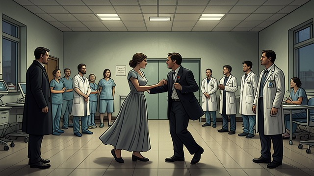 The First Dance from "Asylum". Staff and Patients Together A Temporary Community The hospital dance brings parole patients and staff into the Central Hall, where official distinctions are…