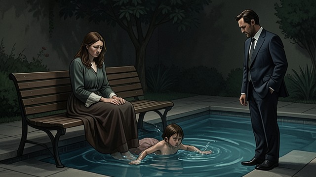 The Unanswered Moment from "Asylum". A Cry Not Answered The Poolside Scene Charlie falls into the pool as Stella sits nearby in a state of emotional numbness.