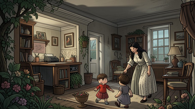 The Deputy’s House from "Asylum". A Home of Status and Routine Family Space The Deputy superintendent’s house gives Max, Stella, and Charlie a comfortable base beside the hospital.