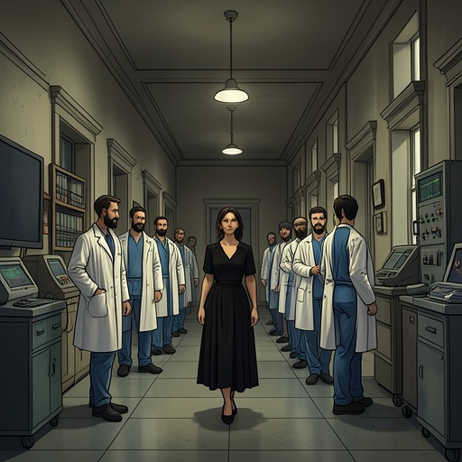 The Hospital Dance as a Social Stage from "Asylum". This flow follows the dance from a managed institutional ritual to a recurring test of Stella’s identity and attachments.