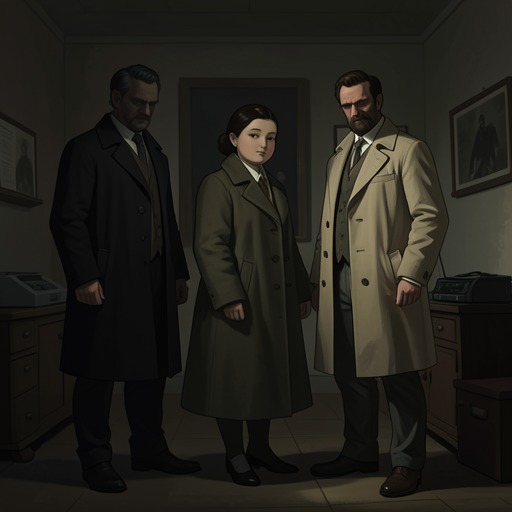 The Household Triangle from "Asylum". This flow follows the unstable triangle among Stella, Max, and Edgar as marriage, desire, and professional authority collide.